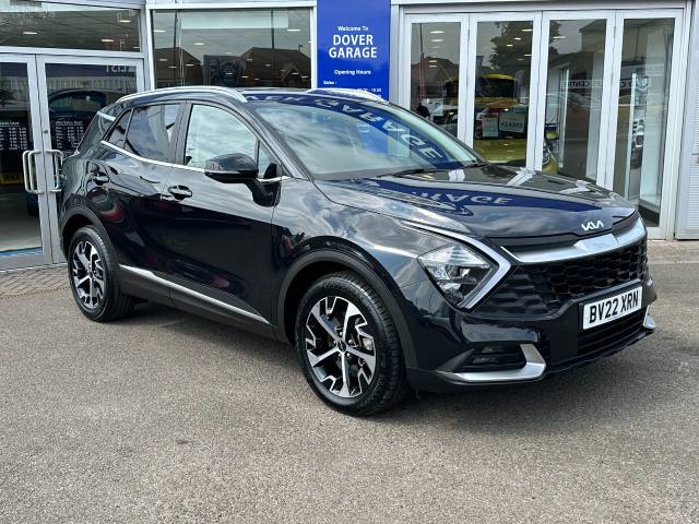Kia Sportage 1.6T GDi HEV 3 5dr Auto Estate Petrol / Electric Hybrid Black