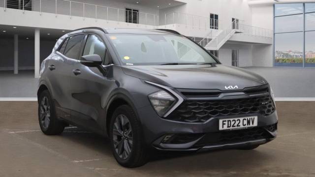 Kia Sportage 1.6T GDi HEV GT-Line 5dr Auto Estate Petrol / Electric Hybrid Dark Metal Penta Grey