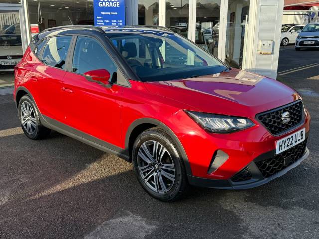 SEAT Arona 1.0 TSI SE Technology 5dr Hatchback Petrol Red With A Black Roof