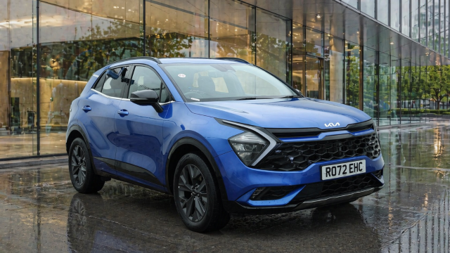 Kia Sportage 1.6T GDi HEV GT-Line 5dr Auto Estate Petrol / Electric Hybrid Blue Flame