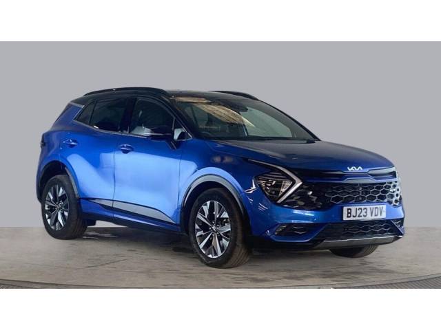 Kia Sportage 1.6T GDi HEV GT-Line S 5dr Auto Estate Petrol / Electric Hybrid Blue Flame With A Black Roof