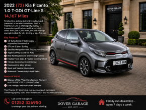 KIA PICANTO at Dover Garage (Ash)Ltd Aldershot