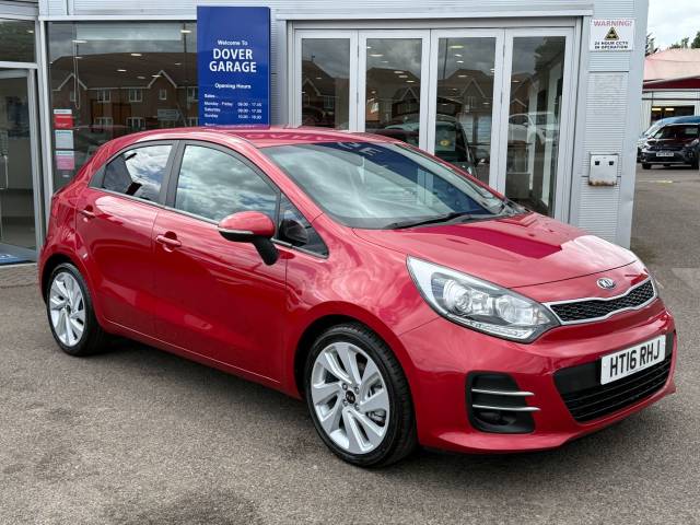Kia Rio 1.4 ISG 3 5dr Hatchback Petrol Blaze Red