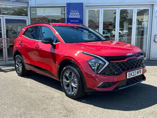 Kia Sportage 1.6T GDi HEV GT-Line 5dr Auto Estate Petrol / Electric Hybrid Red