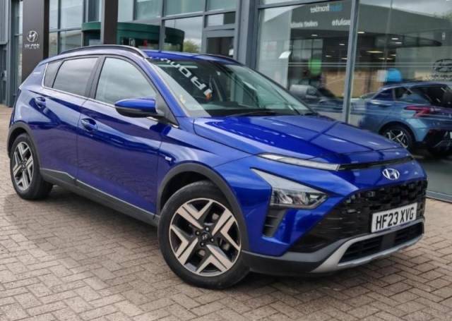 Hyundai BAYON 1.0 TGDi 48V MHEV Premium 5dr DCT Hatchback Petrol Intense Blue