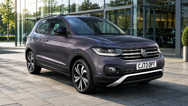 Volkswagen T-cross 1.0 TSI 110 Black Edition 5dr DSG Hatchback Petrol Grey