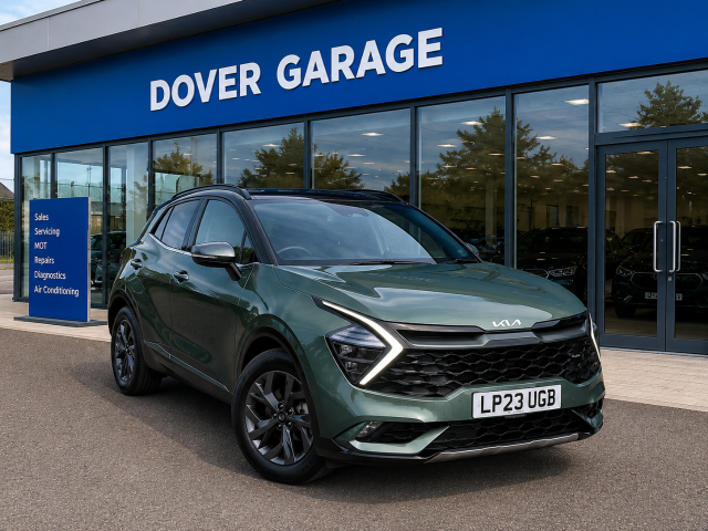 Kia Sportage 1.6T GDi HEV GT-Line S 5dr Auto Estate Petrol / Electric Hybrid Experience Green With Black Roof