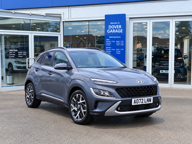 Hyundai KONA 1.6 GDi Hybrid Premium 5dr DCT Hatchback Petrol / Electric Hybrid Grey